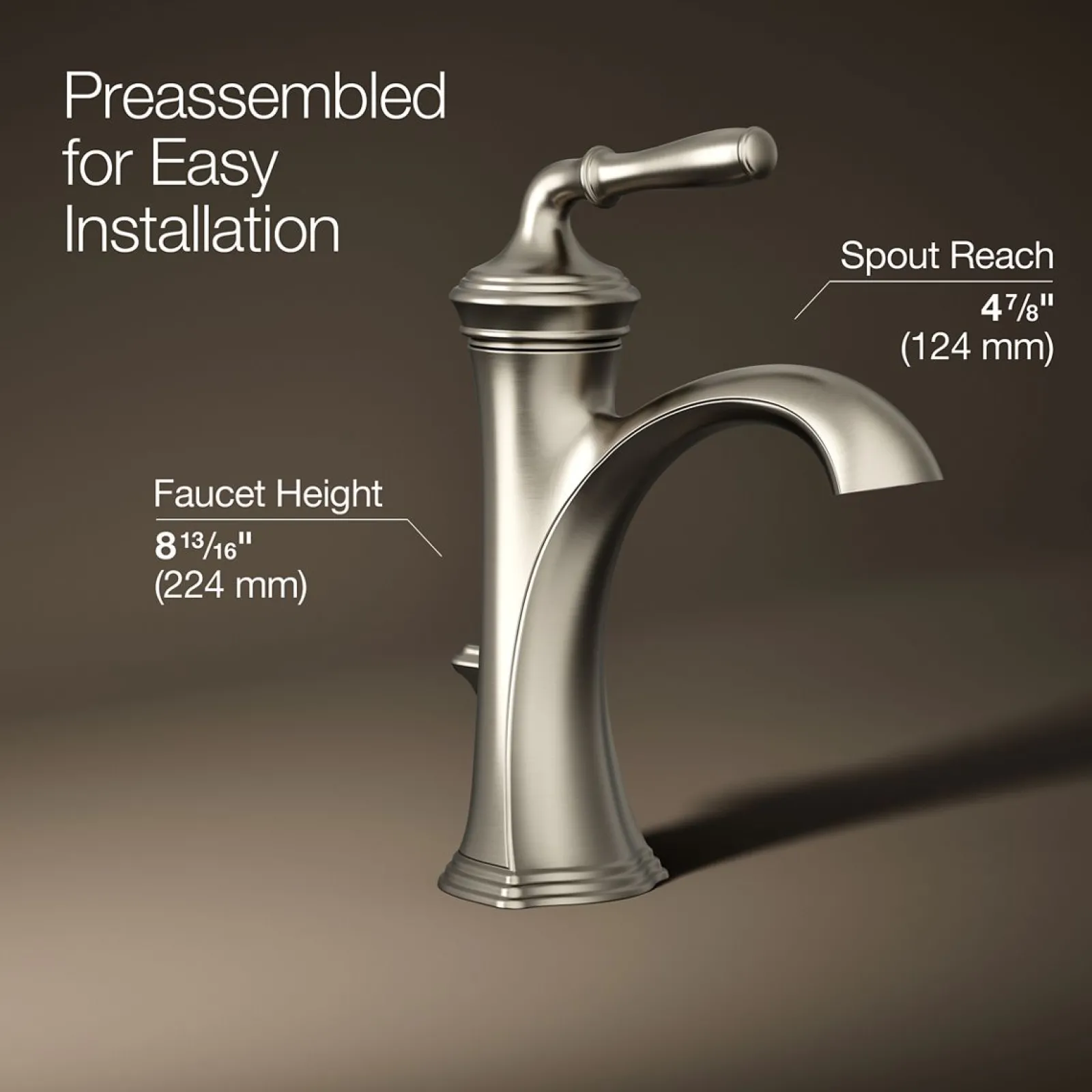 Single-handle bathroom sink faucet, 1.2 gpm^Kohler Clearance