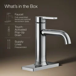 Single-handle bathroom sink faucet, 1.2 gpm^Kohler Online