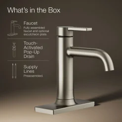 Single-handle bathroom sink faucet, 1.2 gpm^Kohler Online
