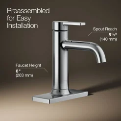 Single-handle bathroom sink faucet, 1.2 gpm^Kohler Online
