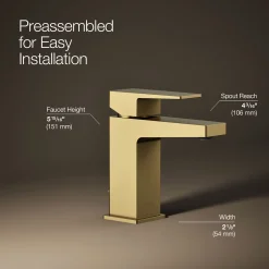Single-handle bathroom sink faucet, 1.2 gpm^Kohler Best