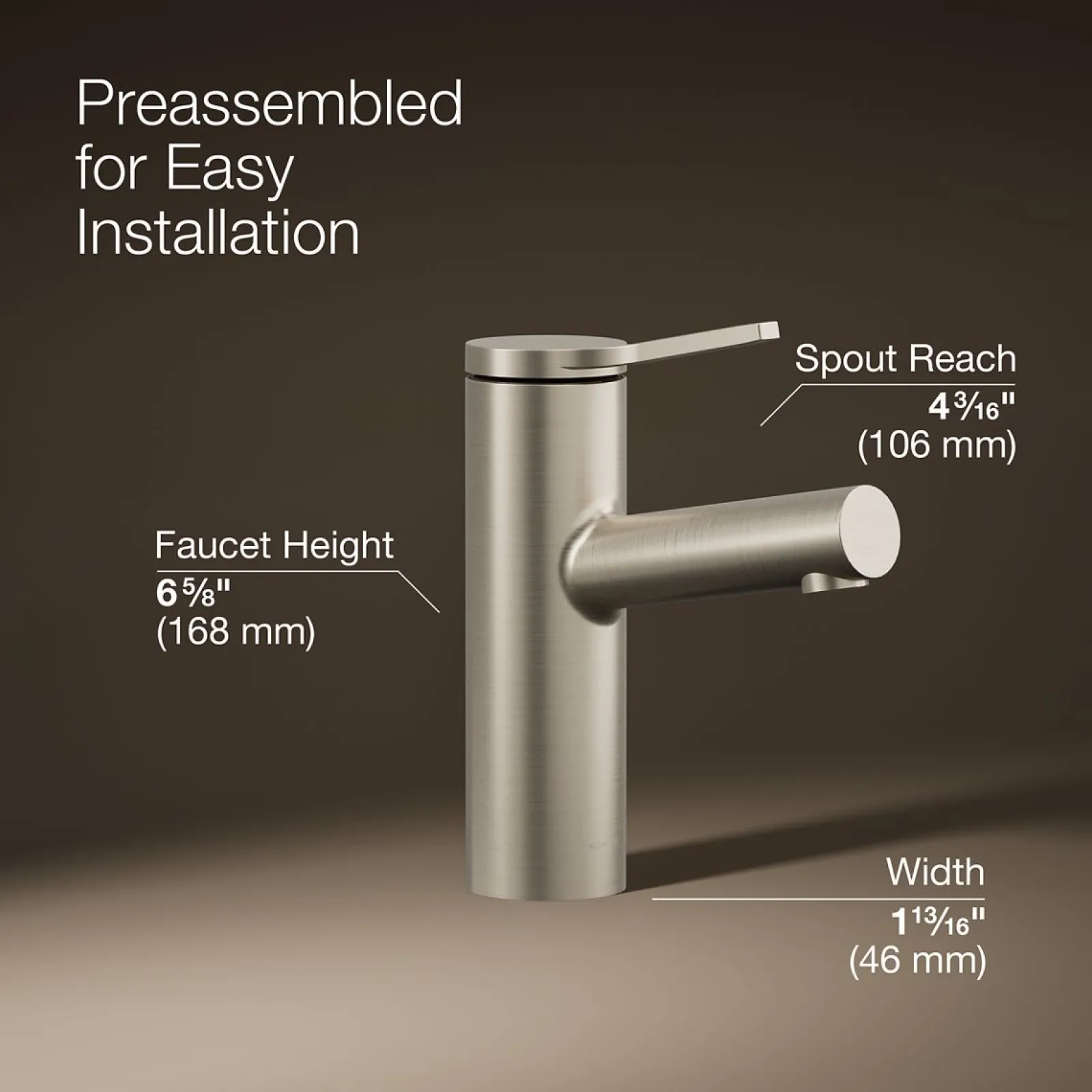 Single-handle bathroom sink faucet, 1.2 gpm^Kohler Best