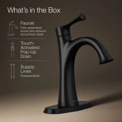 Single-handle bathroom sink faucet, 1.2 gpm^Kohler Best