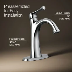 Single-handle bathroom sink faucet, 1.2 gpm^Kohler Best