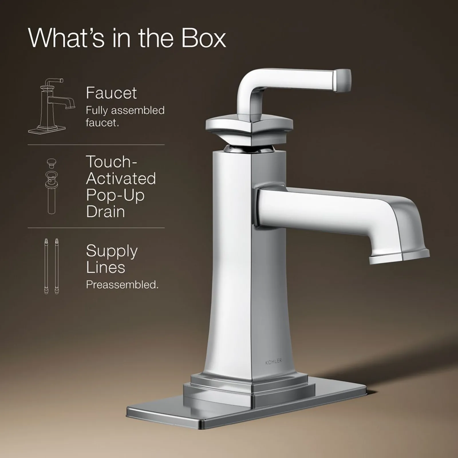 Single-handle bathroom sink faucet, 1.2 gpm^Kohler Clearance