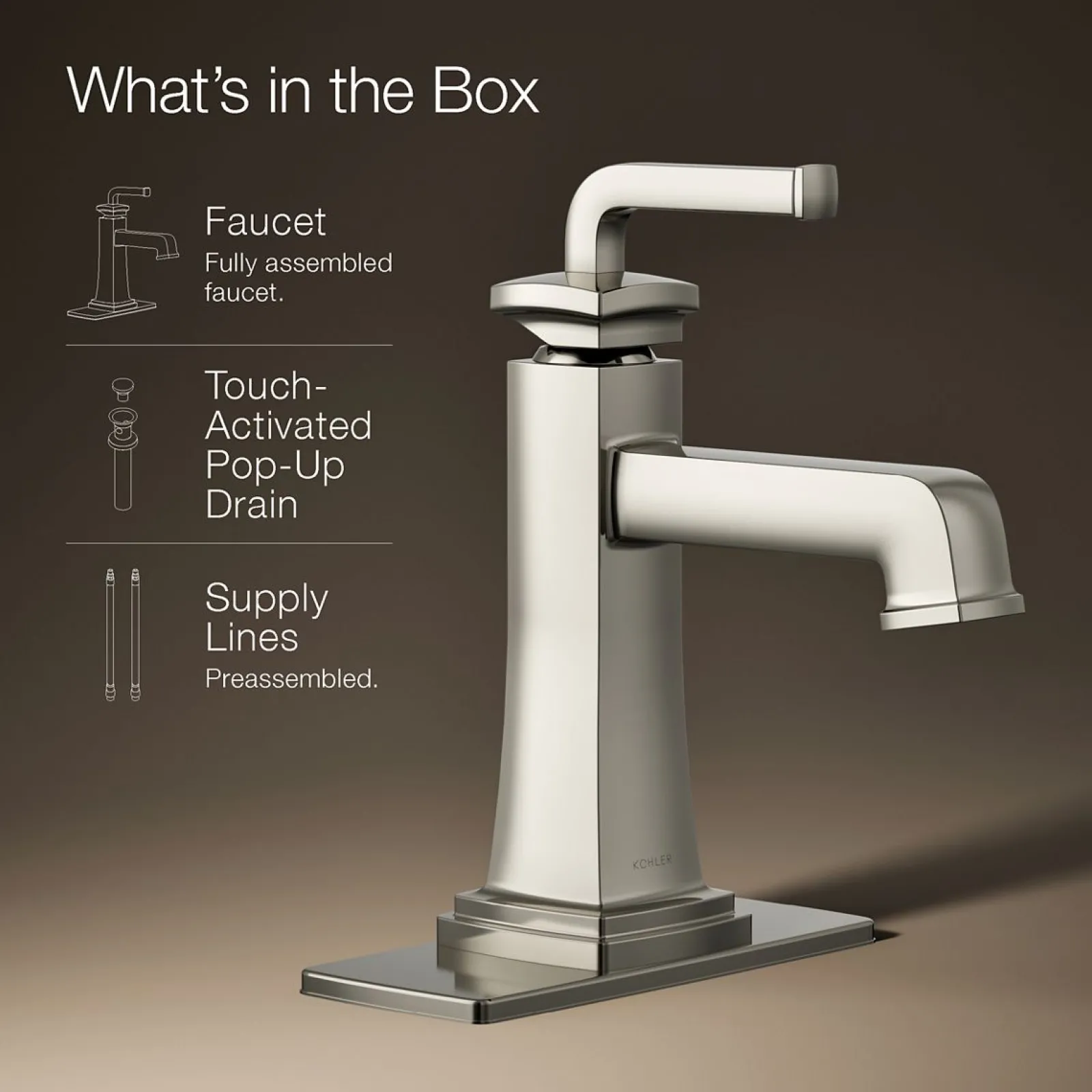 Single-handle bathroom sink faucet, 1.2 gpm^Kohler Clearance