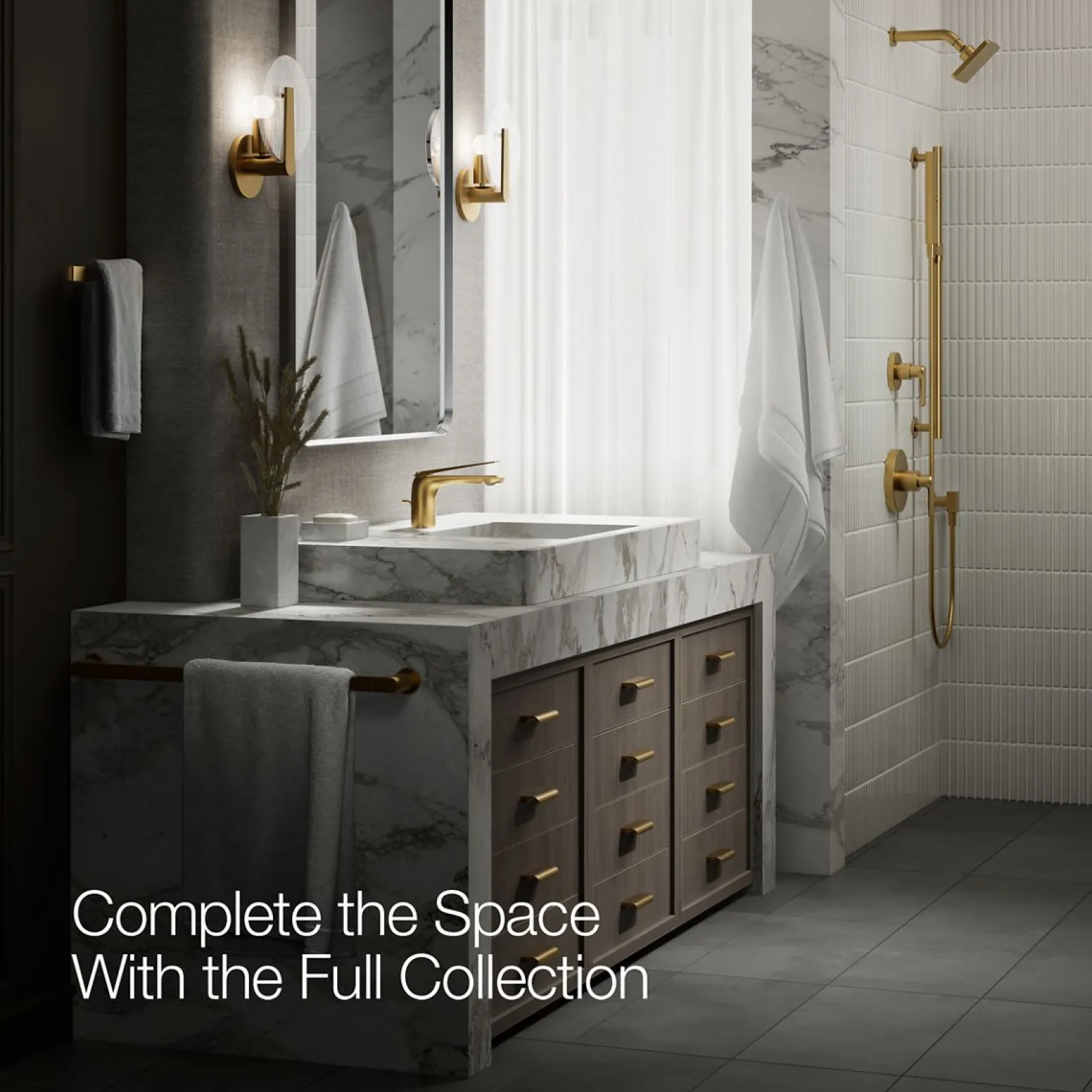 Single-handle bathroom sink faucet, 1.2 gpm^Kohler Hot