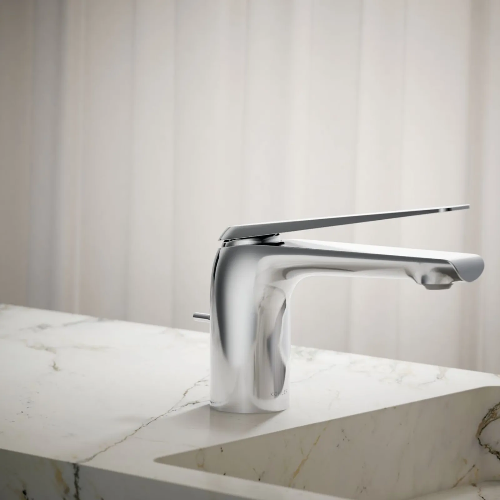 Single-handle bathroom sink faucet, 1.2 gpm^Kohler Hot