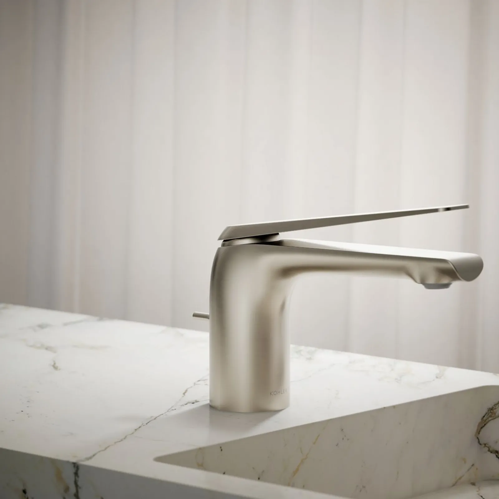 Single-handle bathroom sink faucet, 1.2 gpm^Kohler Hot