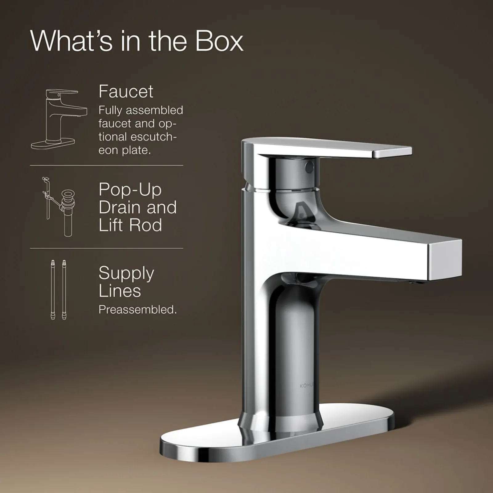 Single-handle bathroom sink faucet, 1.2 gpm^Kohler Sale