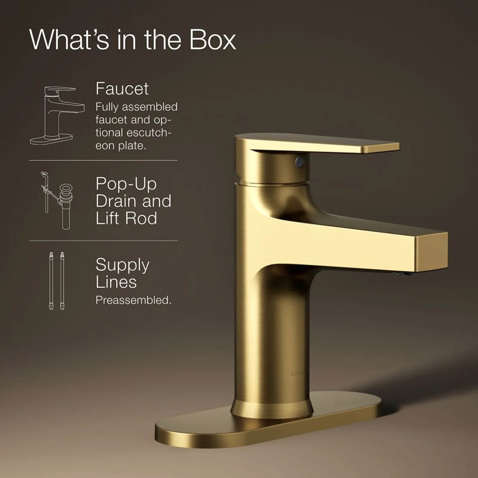 Single-handle bathroom sink faucet, 1.2 gpm^Kohler Sale