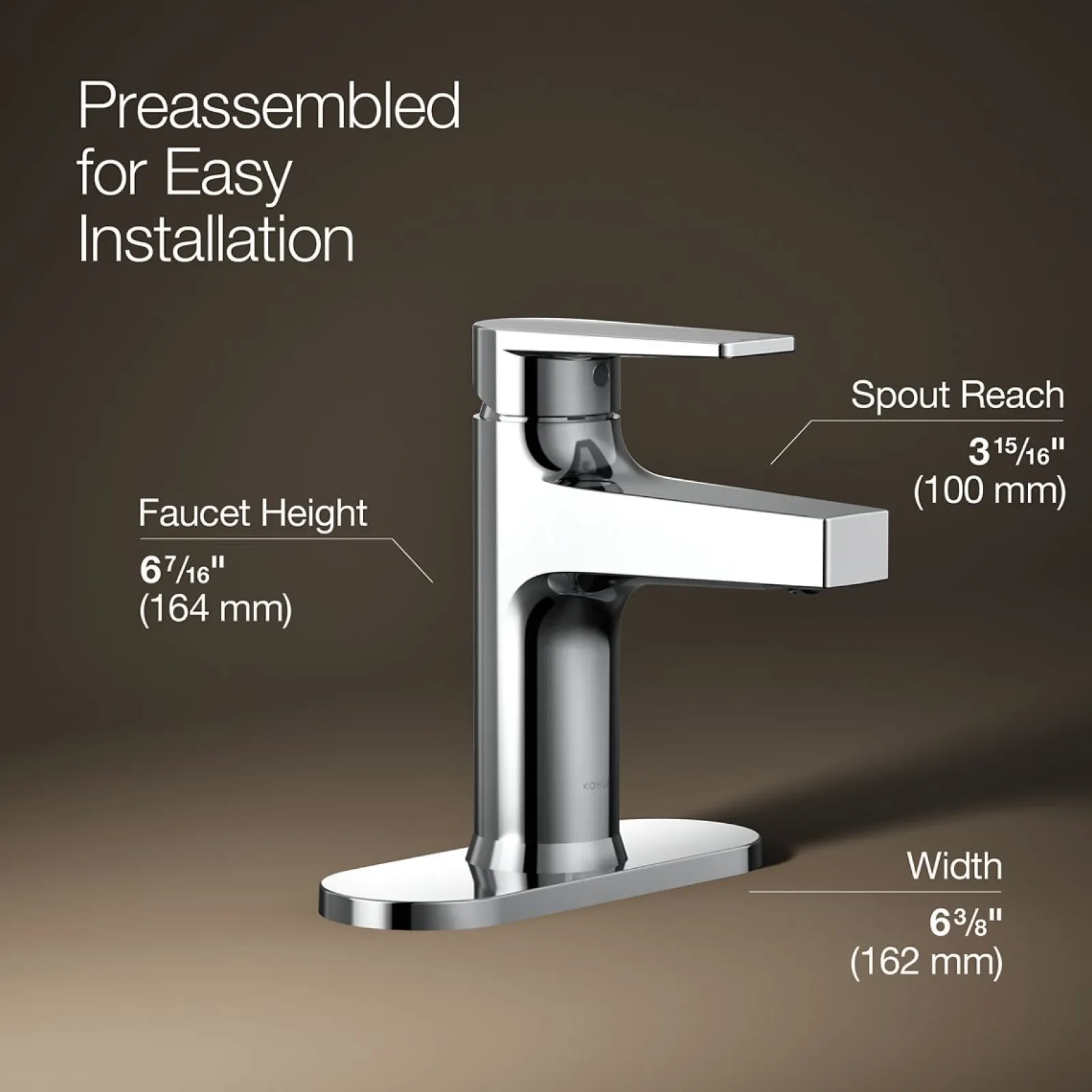 Single-handle bathroom sink faucet, 1.2 gpm^Kohler Sale