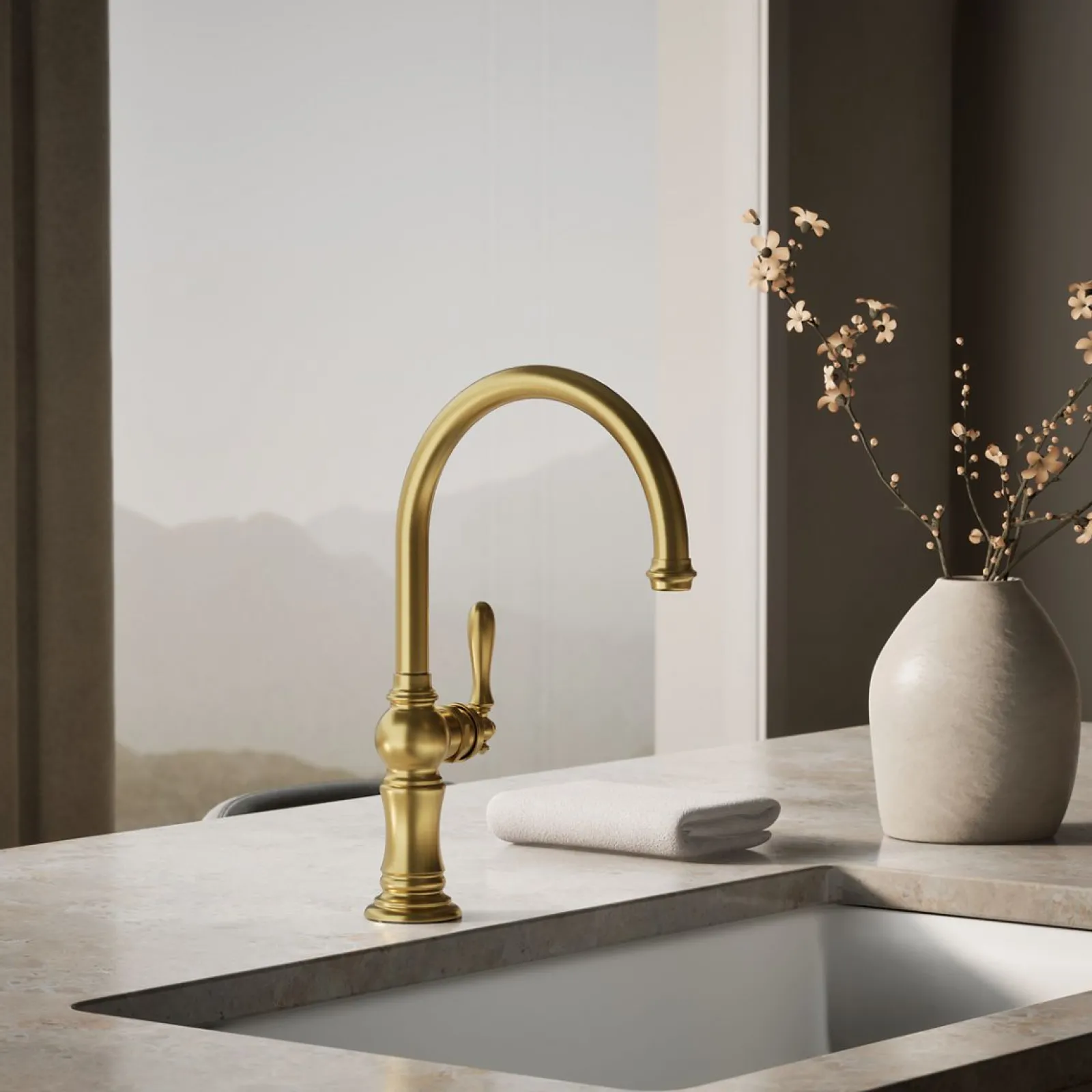 Single-handle kitchen sink faucet^Kohler Online