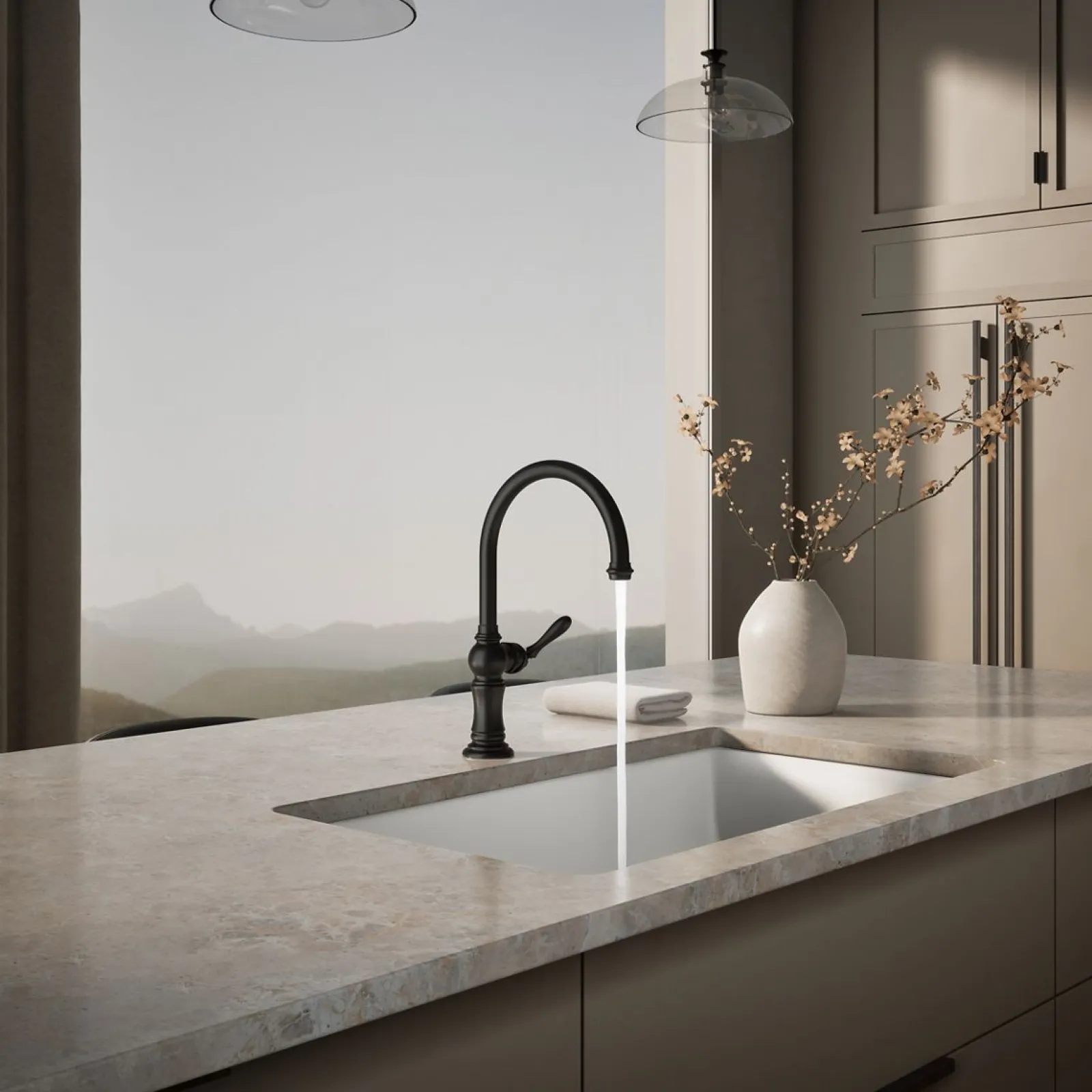 Single-handle kitchen sink faucet^Kohler Online