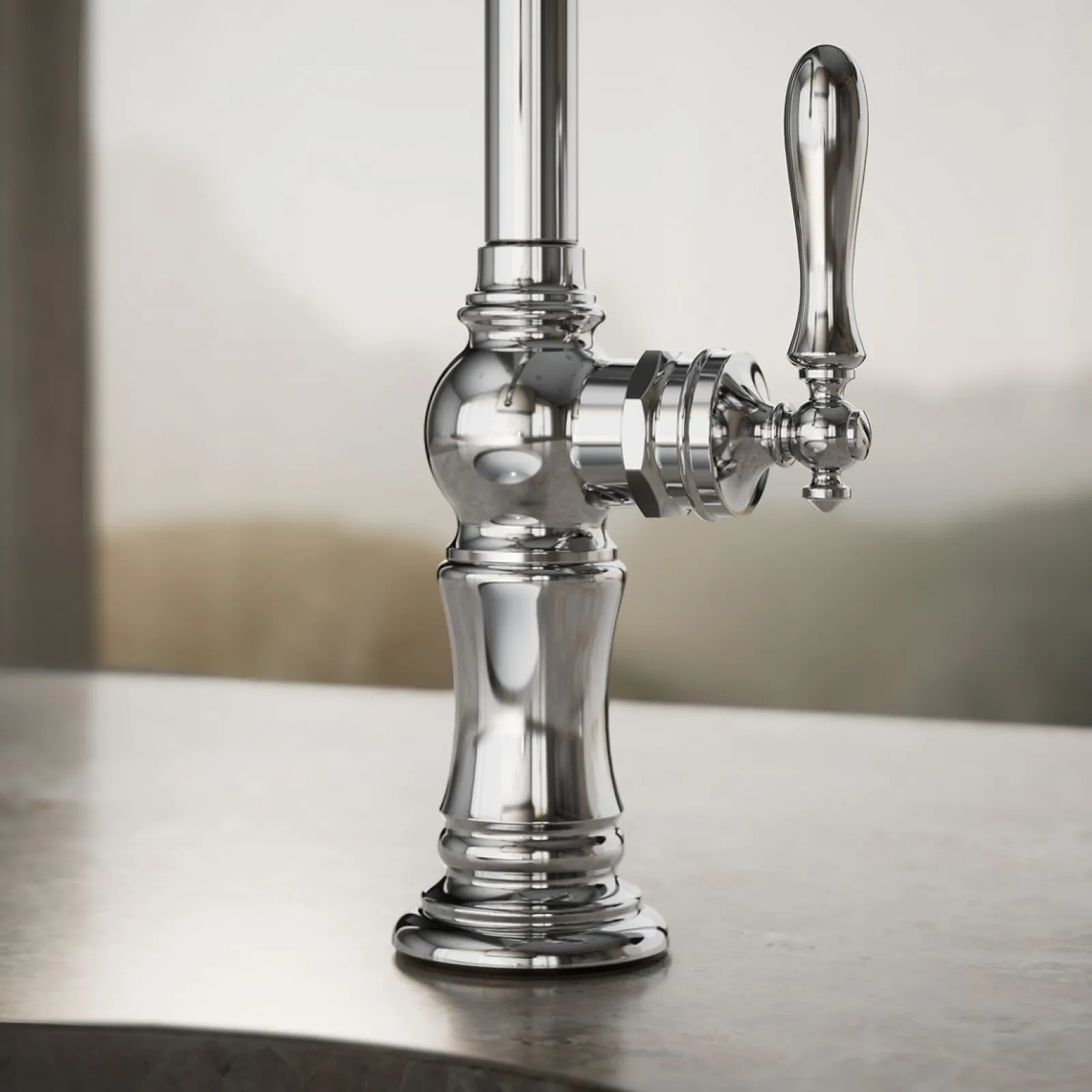 Single-handle kitchen sink faucet^Kohler