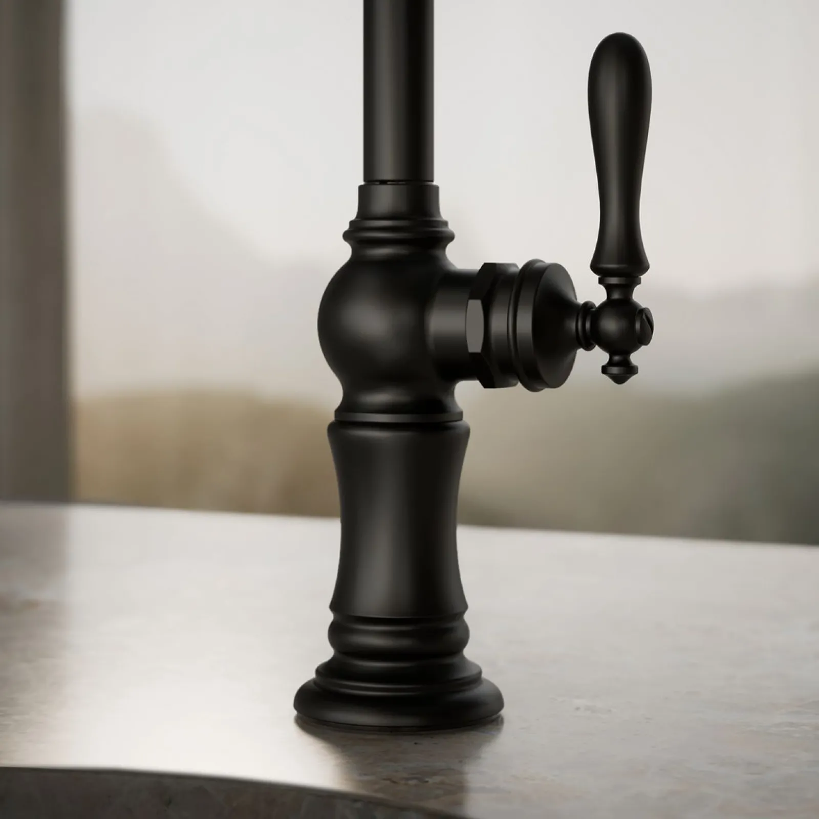 Single-handle kitchen sink faucet^Kohler