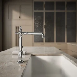 Single-handle kitchen sink faucet^Kohler Discount