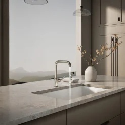 Single-handle kitchen sink faucet with side sprayer^Kohler Discount