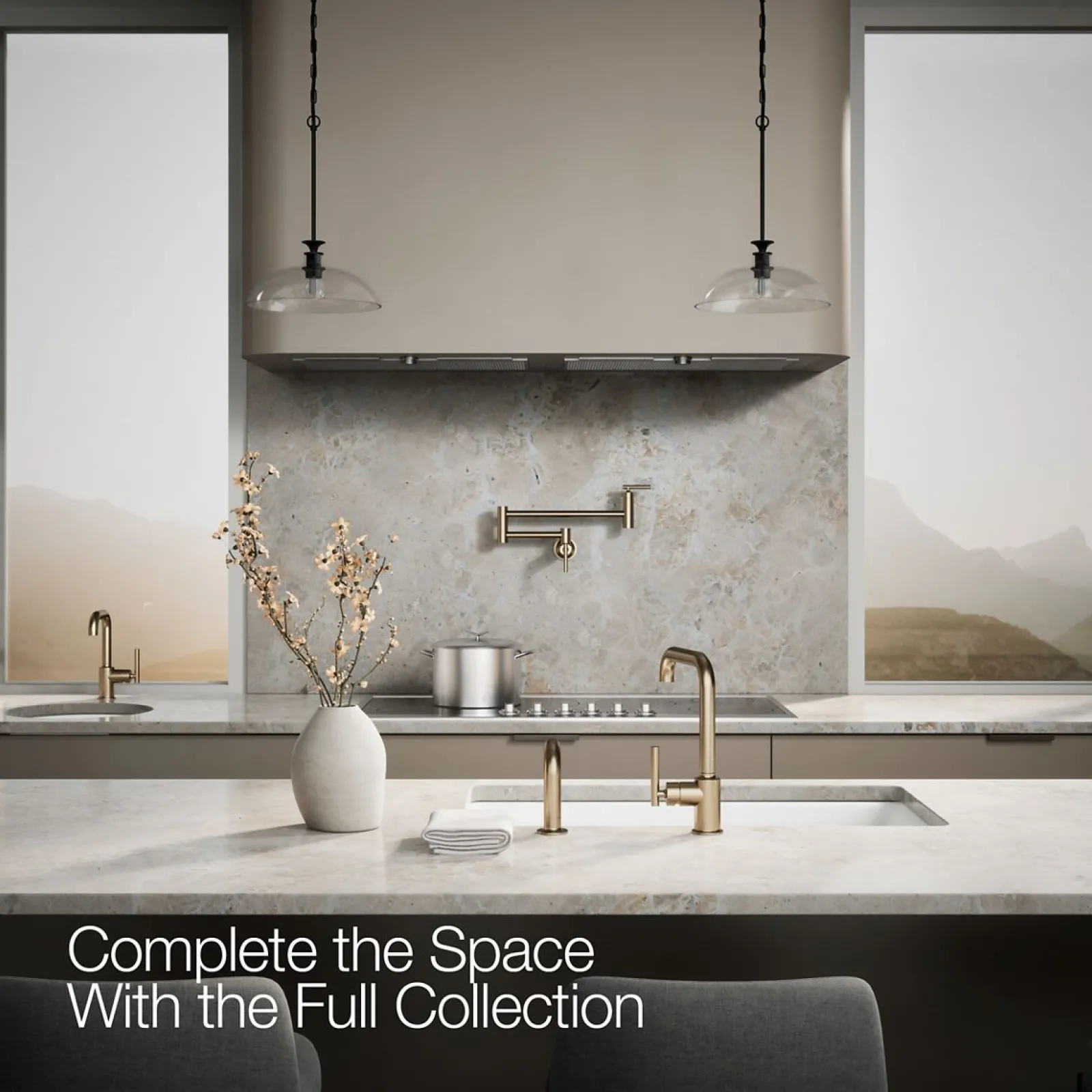 Single-handle kitchen sink faucet with side sprayer^Kohler Discount