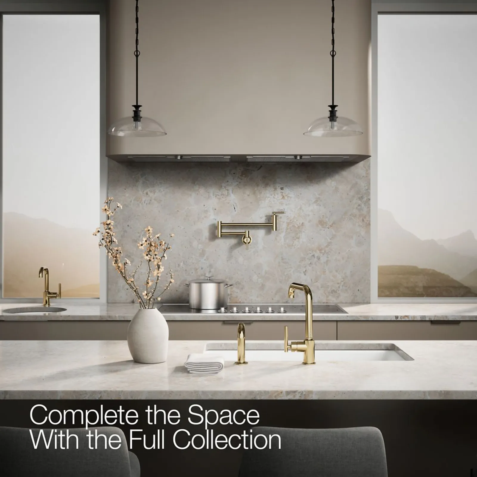 Single-handle kitchen sink faucet with side sprayer^Kohler Discount