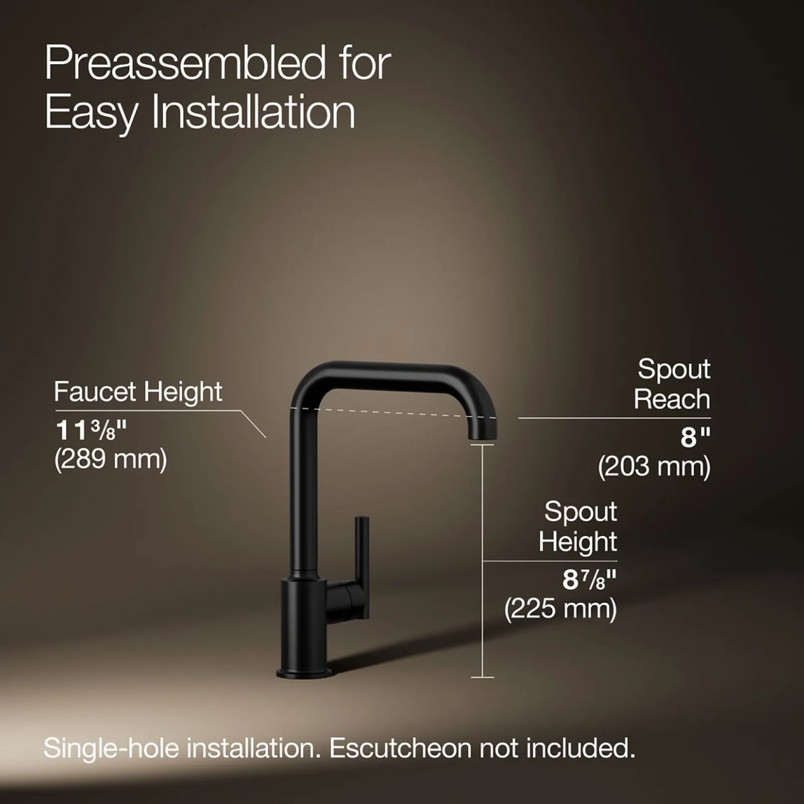 Single-handle kitchen sink faucet^Kohler Best