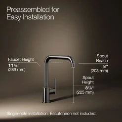 Single-handle kitchen sink faucet^Kohler Best