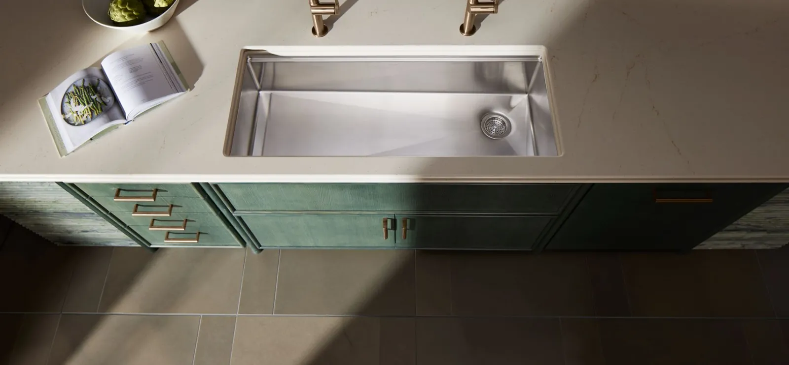 Sink drain and strainer with tailpiece^Kohler Hot