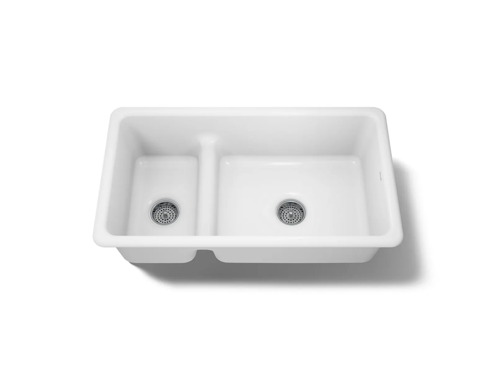 Smart Divide® 33" top-/undermount double-bowl kitchen sink^Kohler Outlet