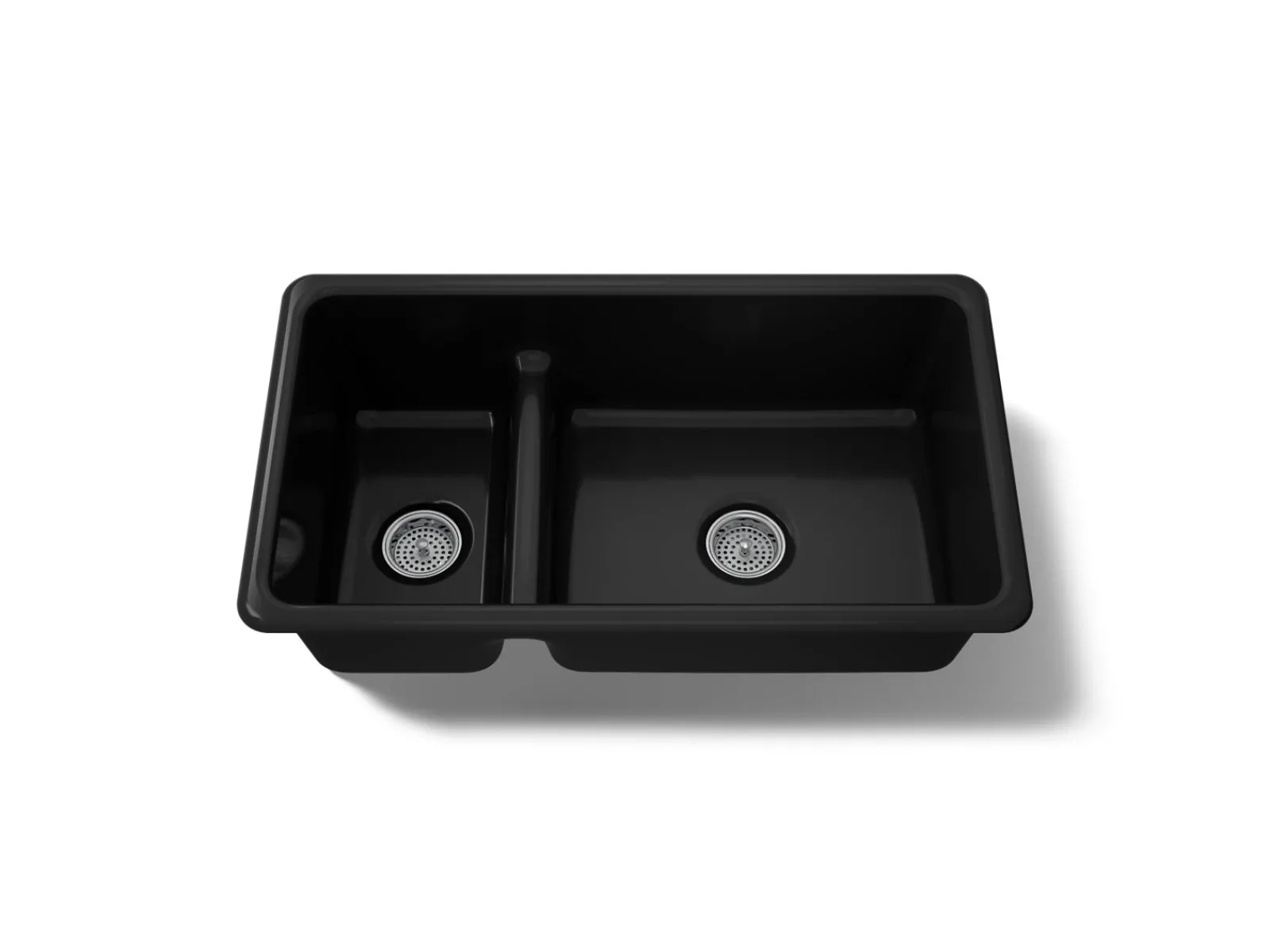 Smart Divide® 33" top-/undermount double-bowl kitchen sink^Kohler Outlet