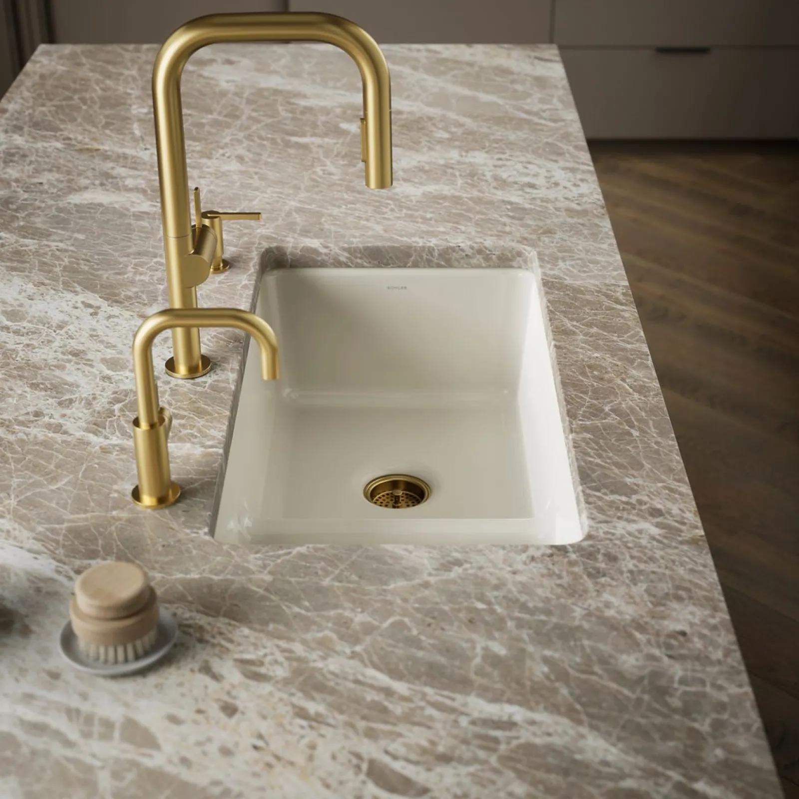 Smart Divide® 33" top-/undermount double-bowl kitchen sink^Kohler Outlet