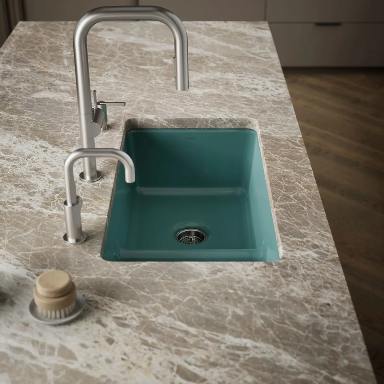 Smart Divide® 33" top-/undermount double-bowl kitchen sink^Kohler Outlet