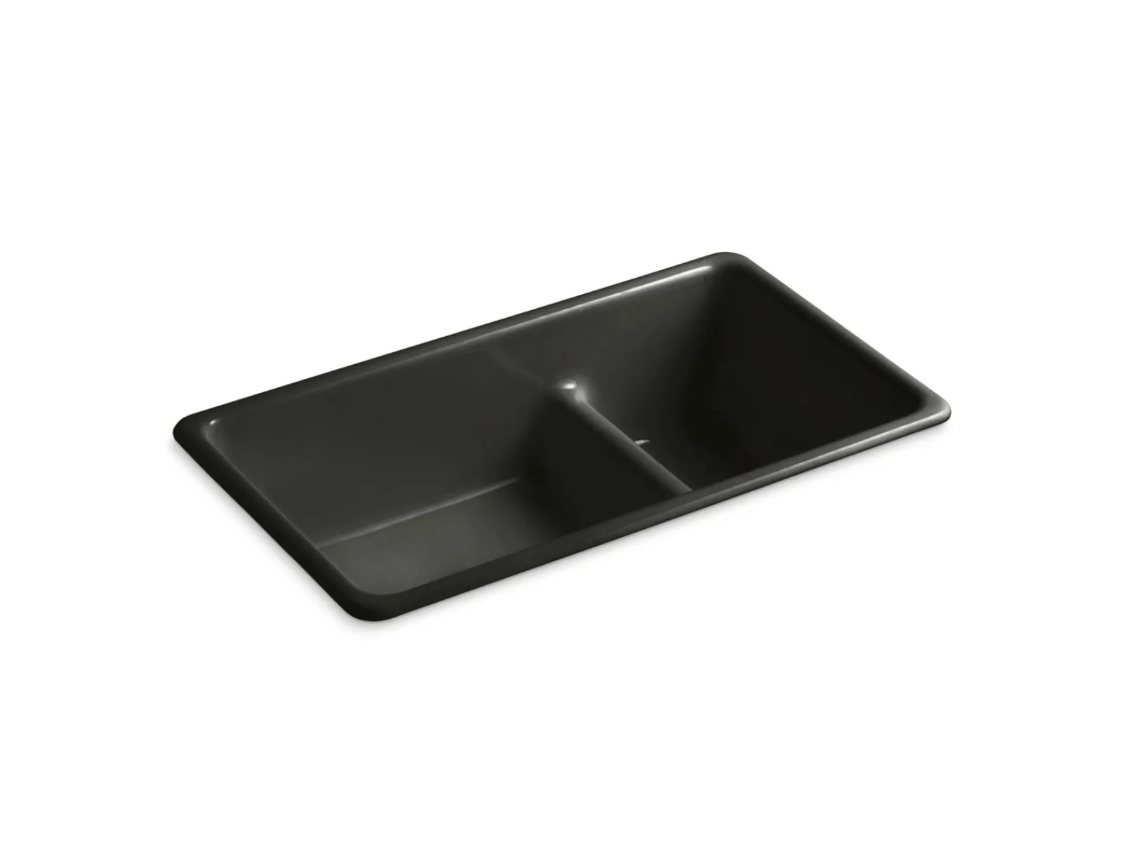 Smart Divide® 33" top-/undermount double-bowl kitchen sink^Kohler Outlet