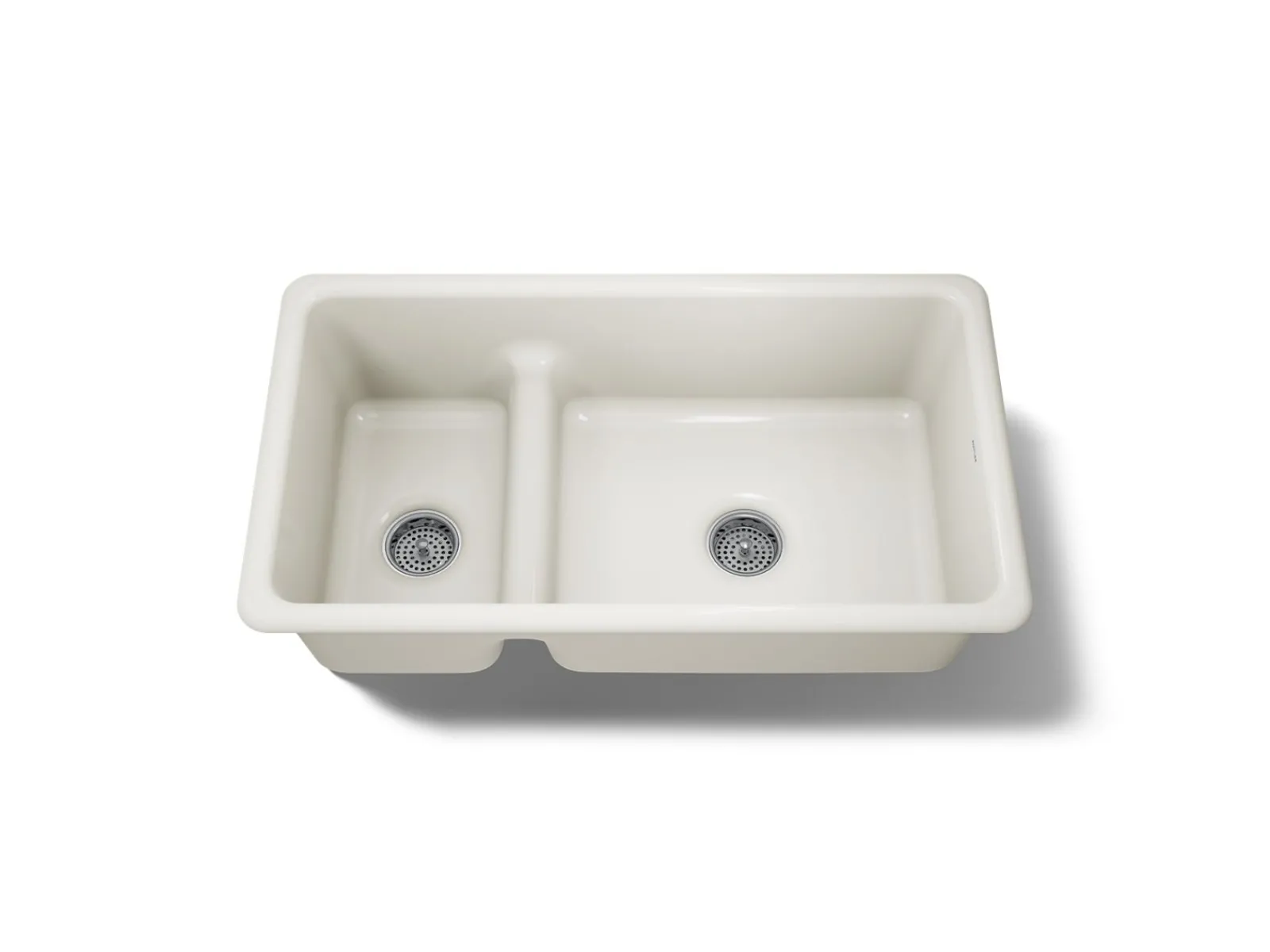 Smart Divide® 33" top-/undermount double-bowl kitchen sink^Kohler Outlet