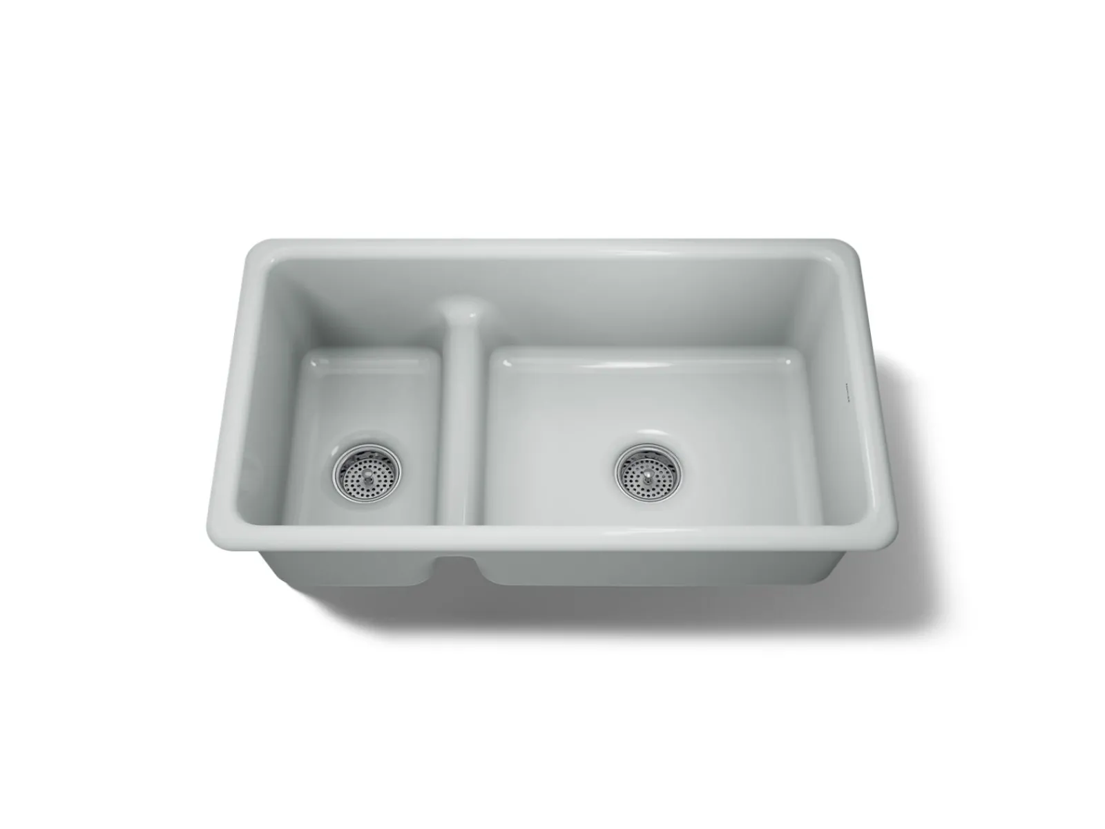 Smart Divide® 33" top-/undermount double-bowl kitchen sink^Kohler Outlet