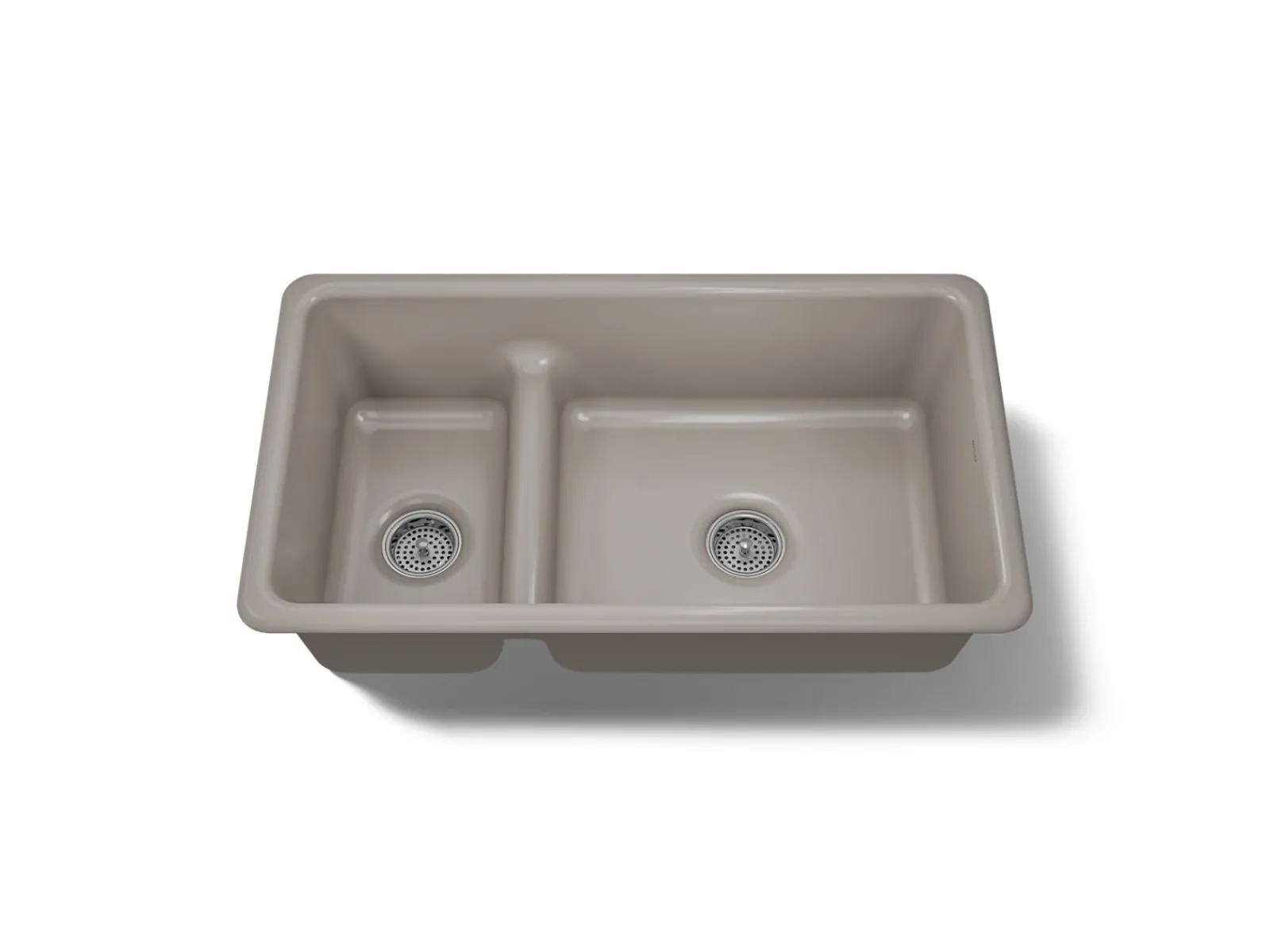Smart Divide® 33" top-/undermount double-bowl kitchen sink^Kohler Outlet