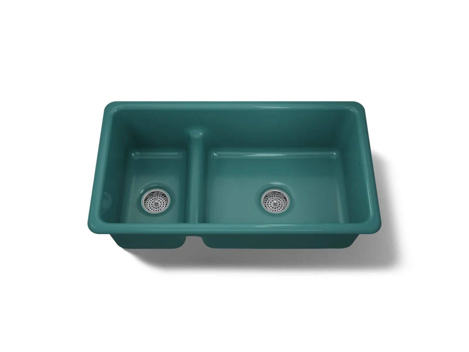 Smart Divide® 33" top-/undermount double-bowl kitchen sink^Kohler Outlet