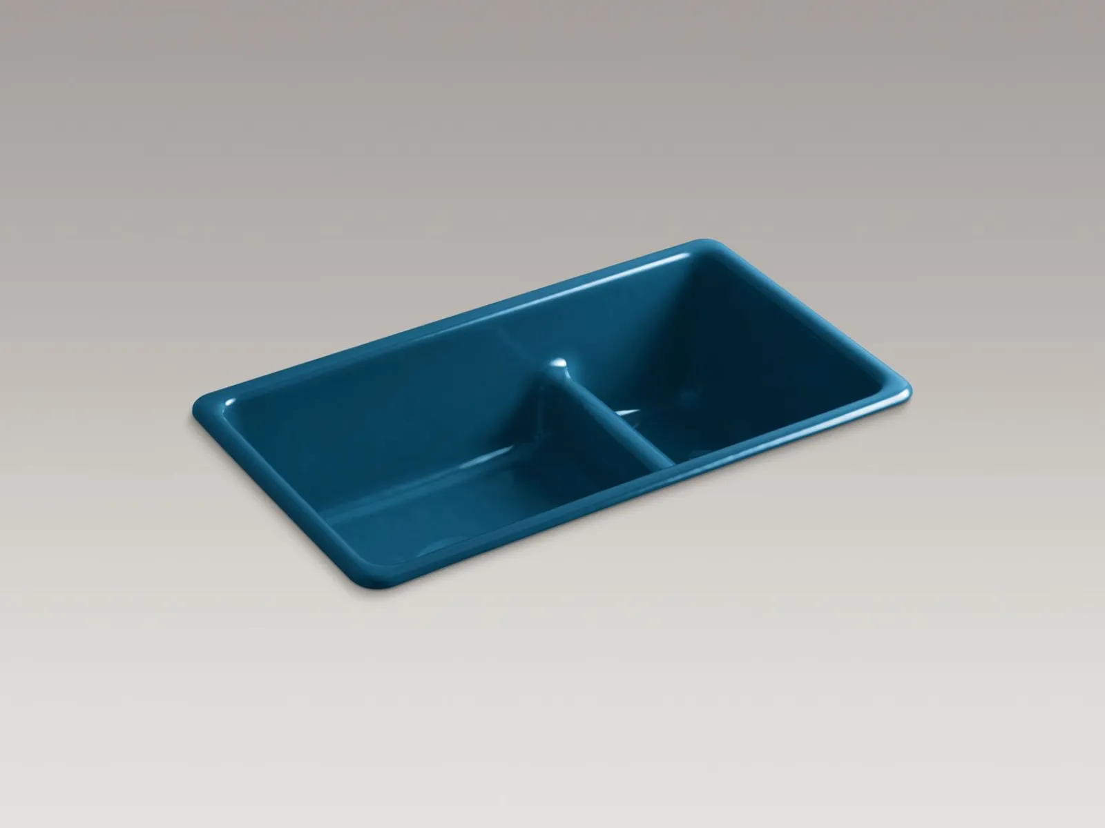Smart Divide® 33" top-/undermount double-bowl kitchen sink^Kohler Outlet