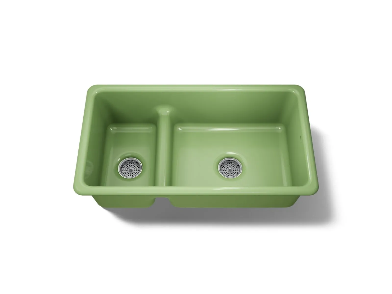 Smart Divide® 33" top-/undermount double-bowl kitchen sink^Kohler Outlet