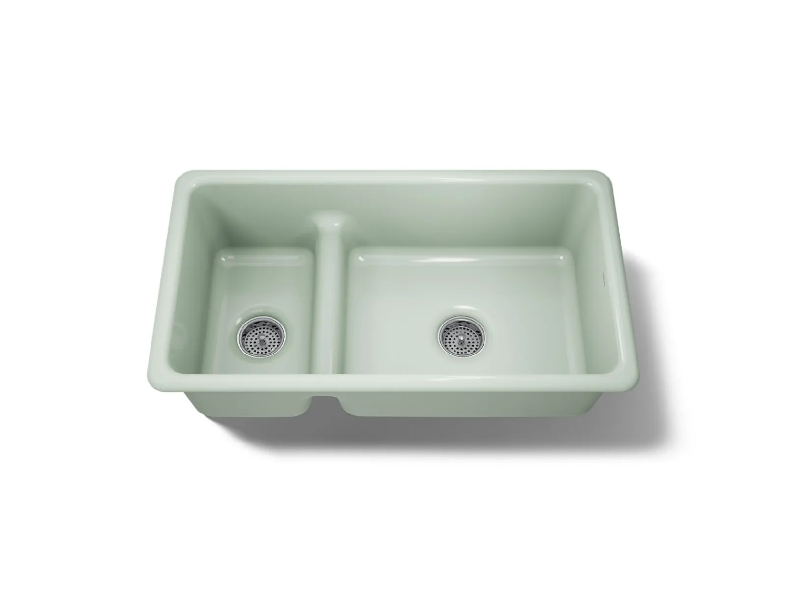 Smart Divide® 33" top-/undermount double-bowl kitchen sink^Kohler Outlet