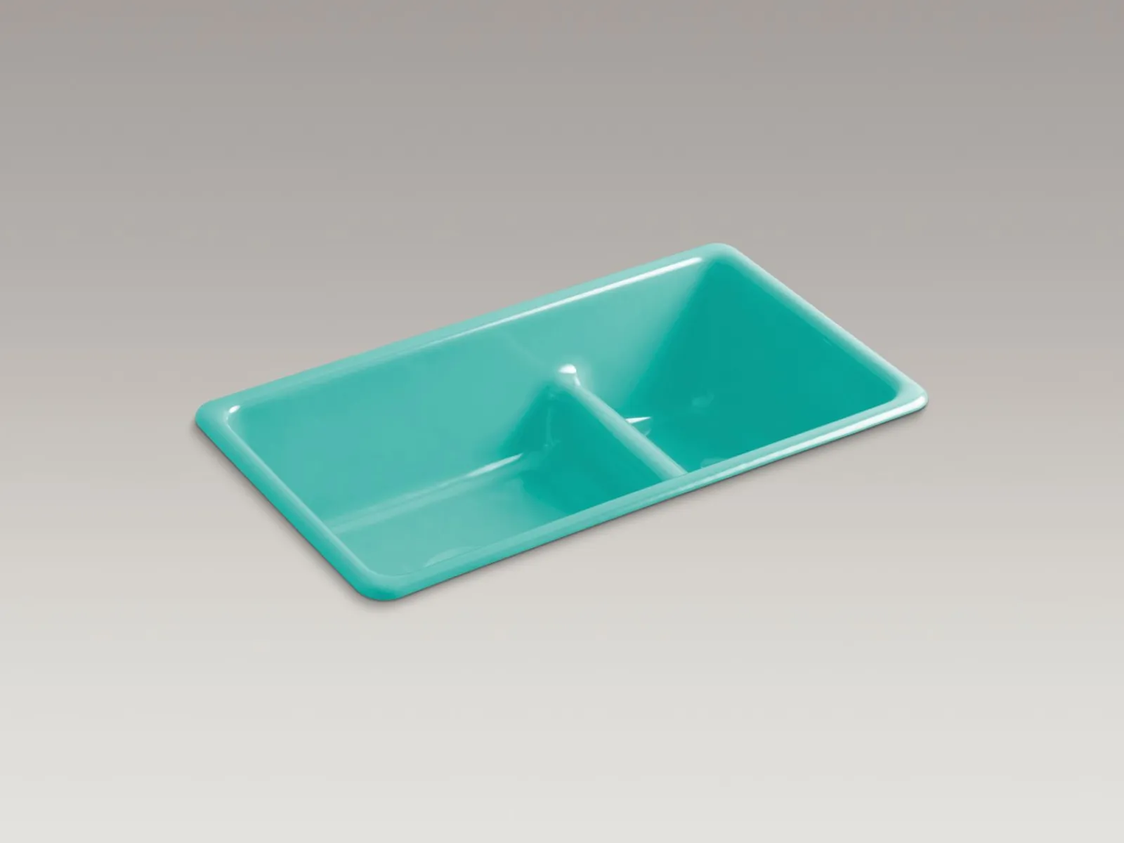 Smart Divide® 33" top-/undermount double-bowl kitchen sink^Kohler Outlet