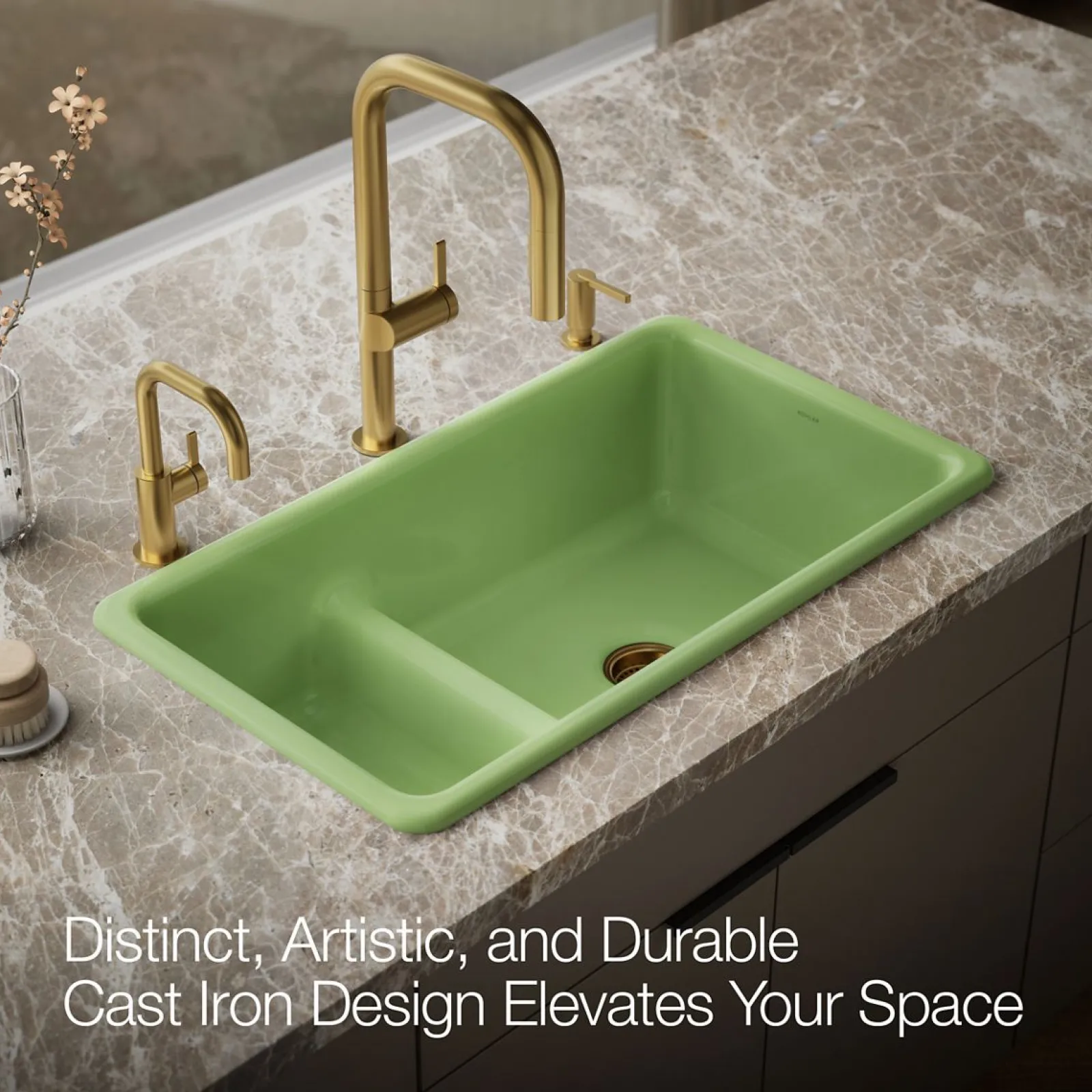 Smart Divide® 33" top-/undermount double-bowl kitchen sink^Kohler Outlet