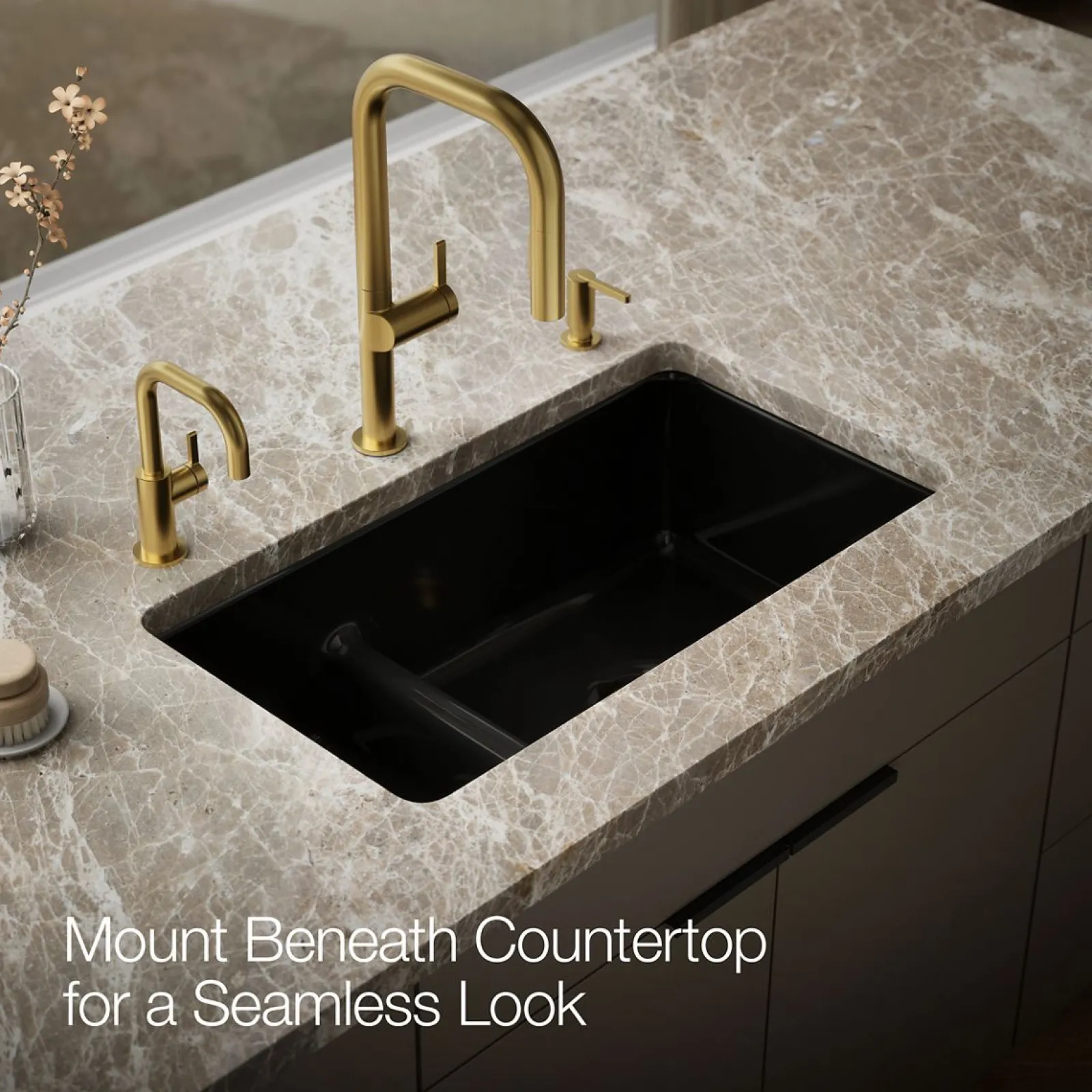 Smart Divide® 33" top-/undermount double-bowl kitchen sink^Kohler Outlet