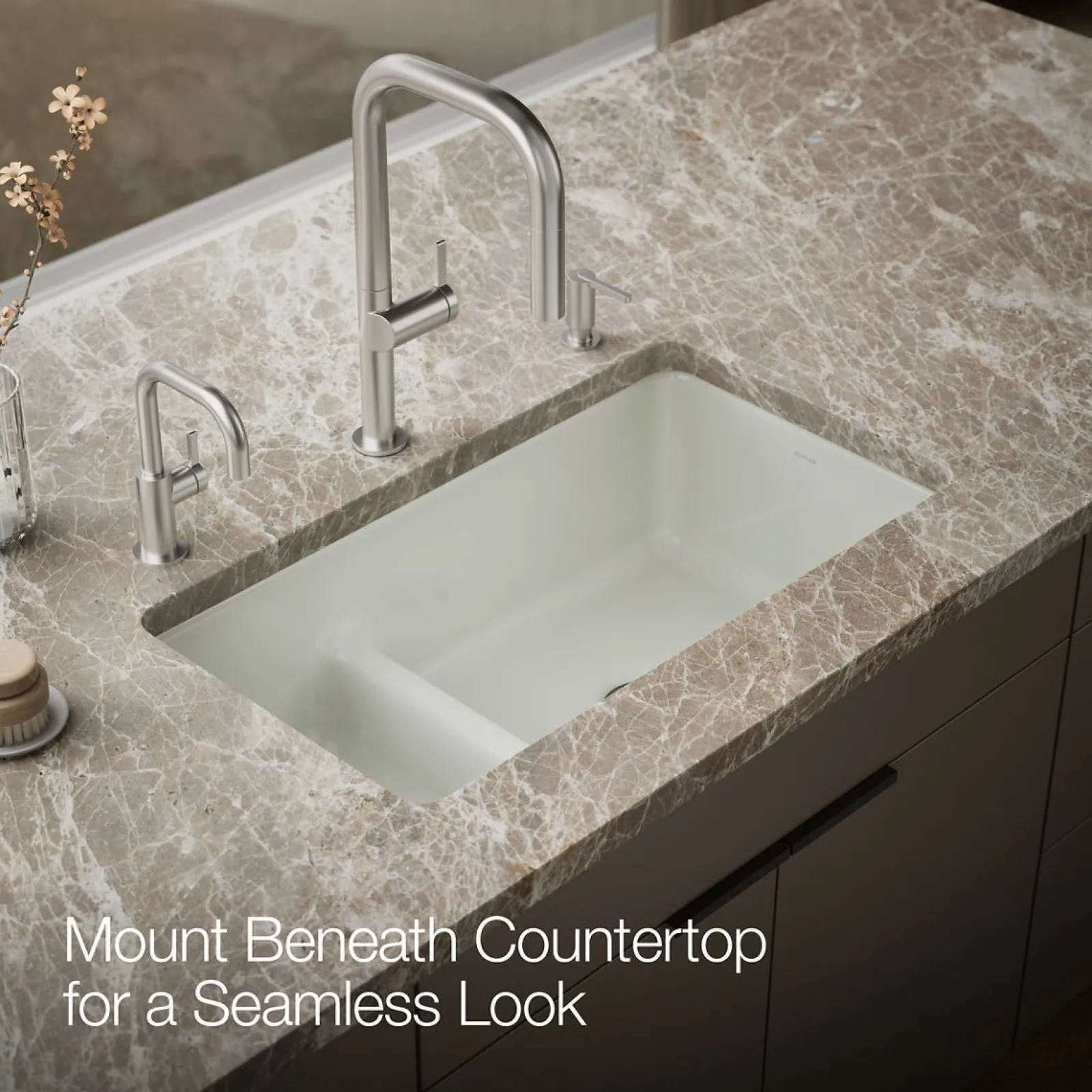 Smart Divide® 33" top-/undermount double-bowl kitchen sink^Kohler Outlet