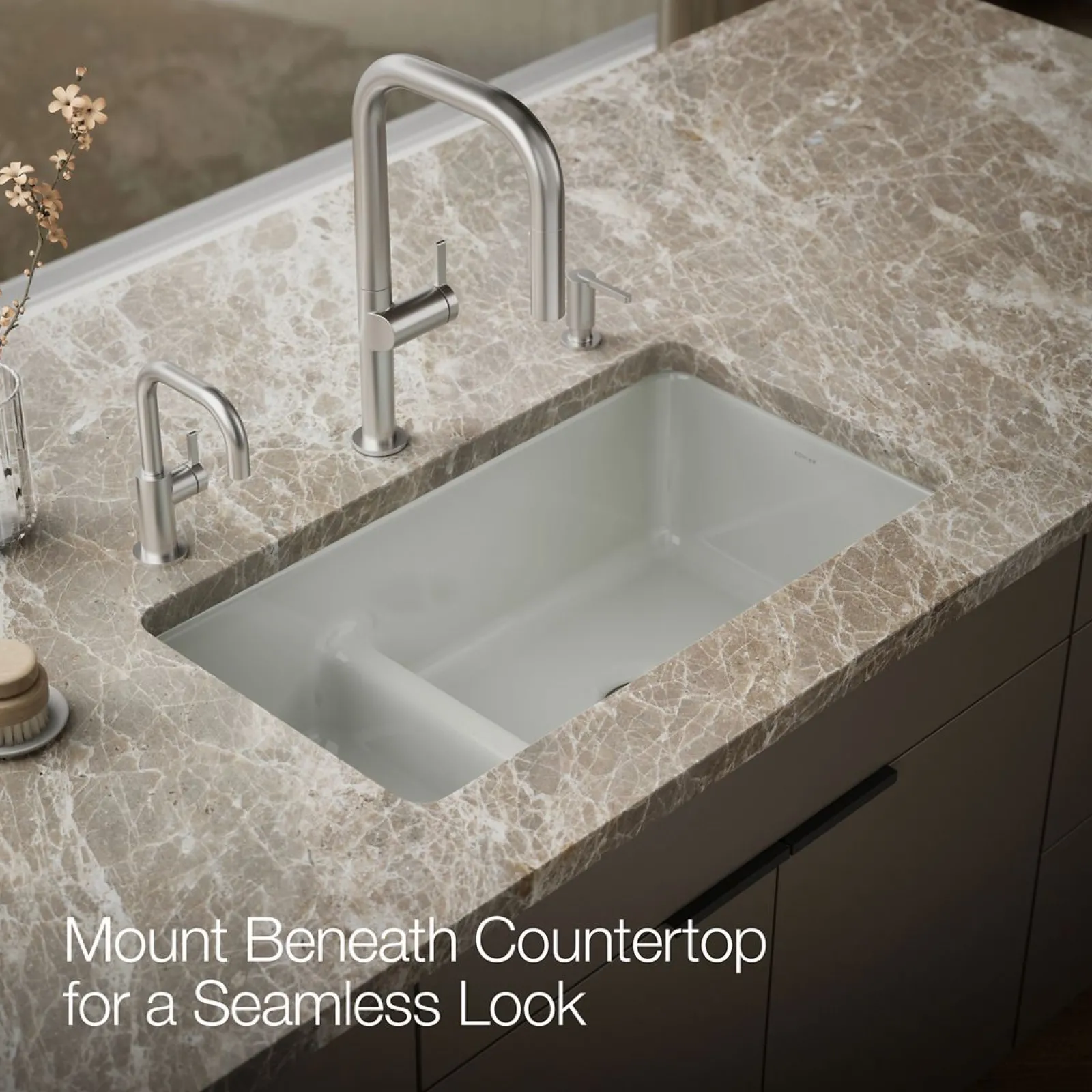 Smart Divide® 33" top-/undermount double-bowl kitchen sink^Kohler Outlet