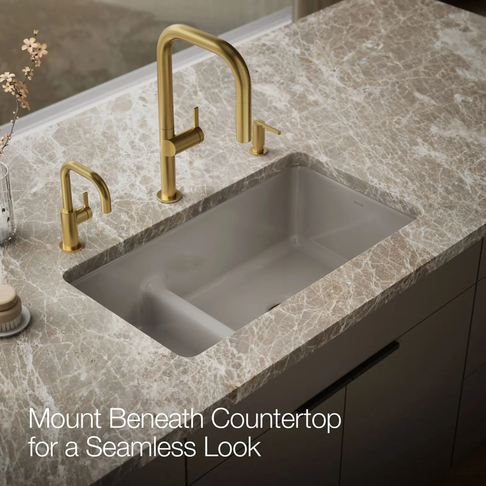 Smart Divide® 33" top-/undermount double-bowl kitchen sink^Kohler Outlet