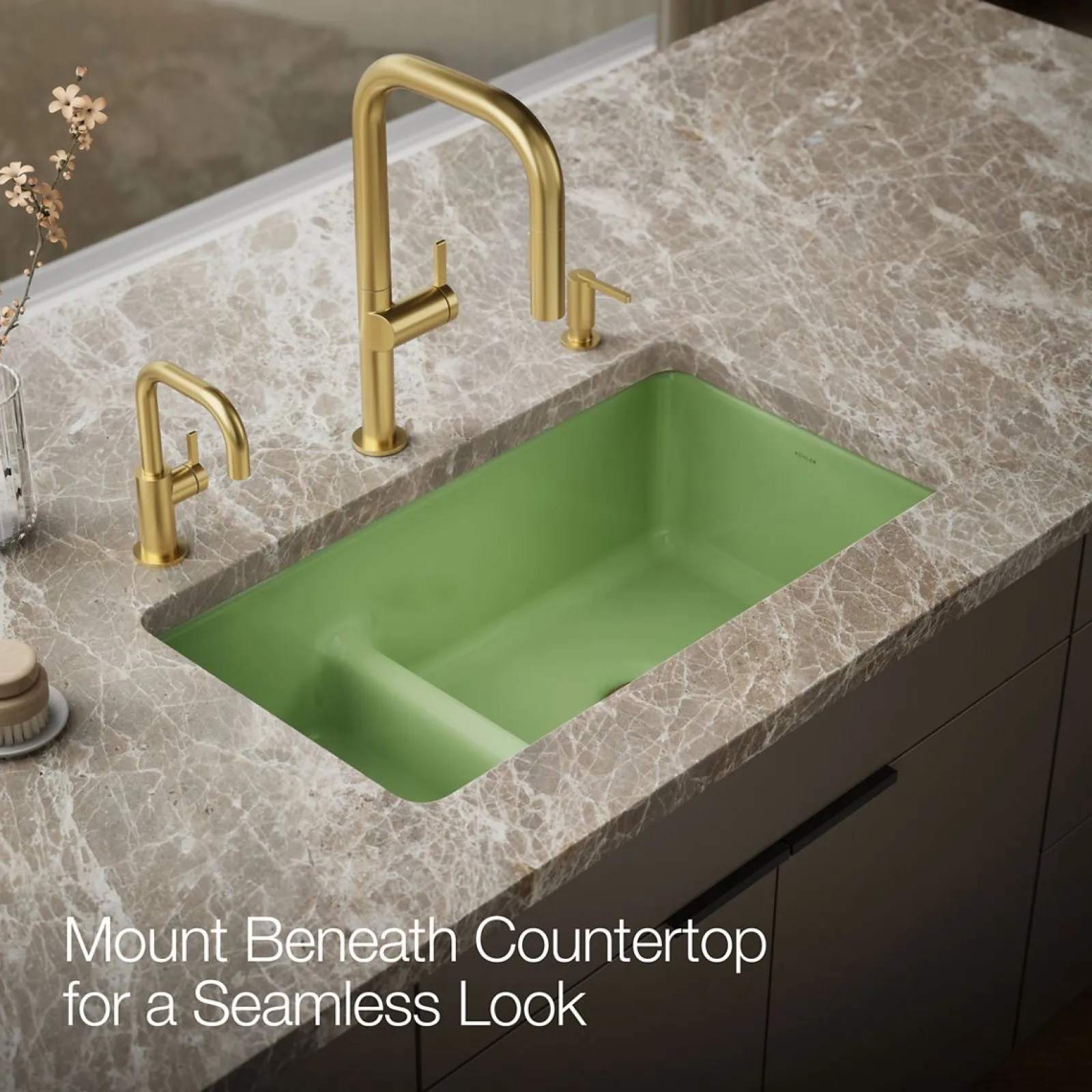 Smart Divide® 33" top-/undermount double-bowl kitchen sink^Kohler Outlet