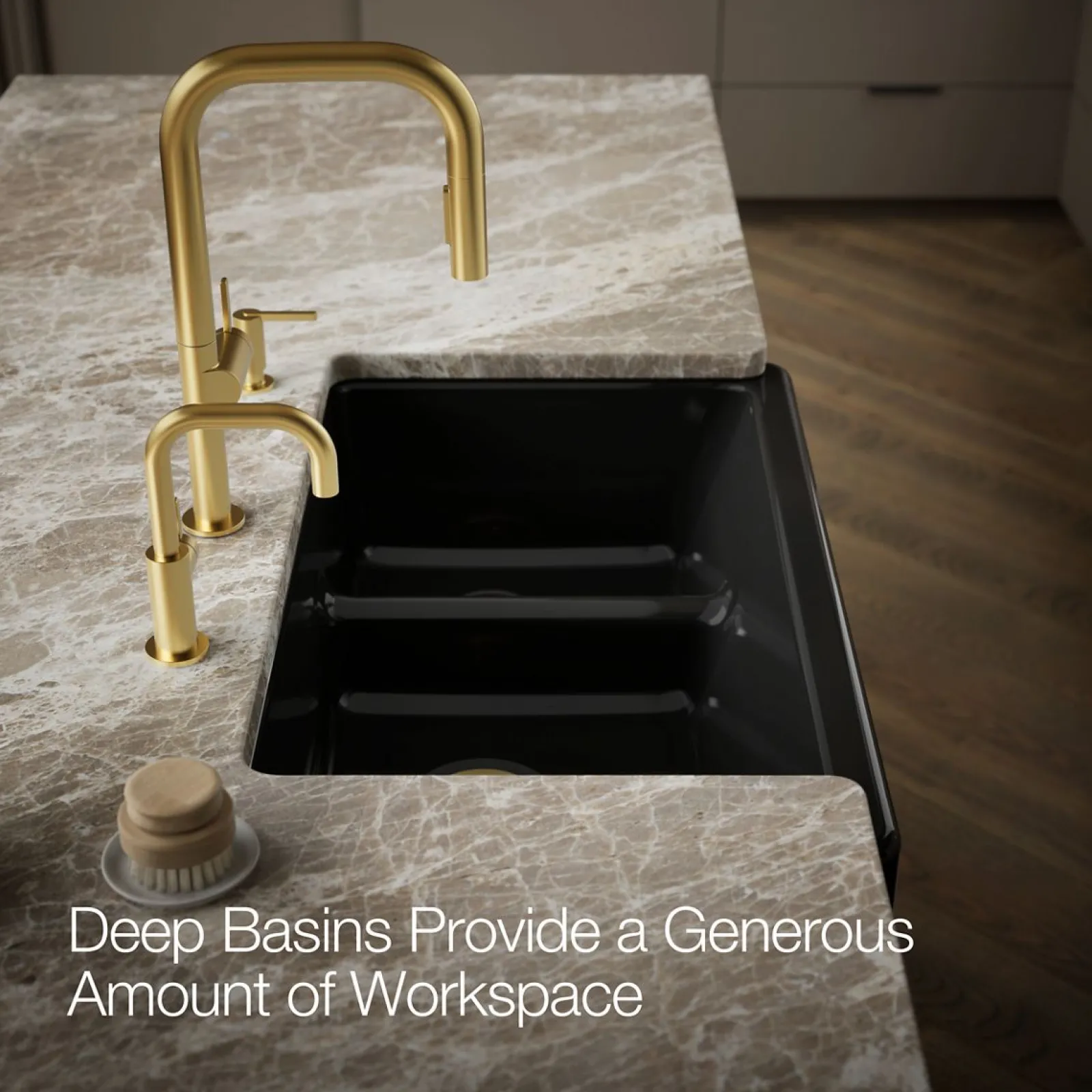 Smart Divide® 35-3/4" undermount double-bowl farmhouse kitchen sink^Kohler Outlet