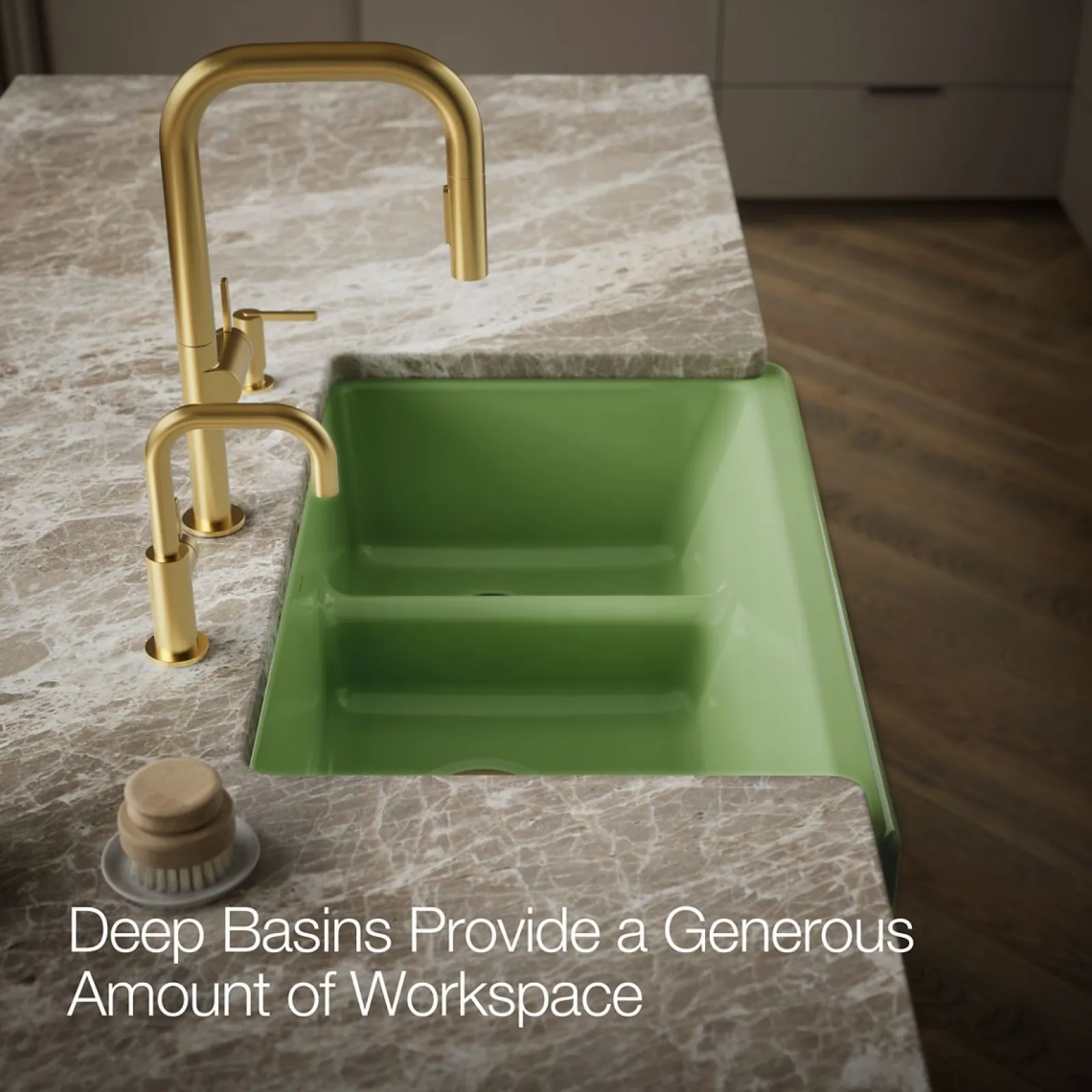 Smart Divide® 35-3/4" undermount double-bowl farmhouse kitchen sink^Kohler Outlet