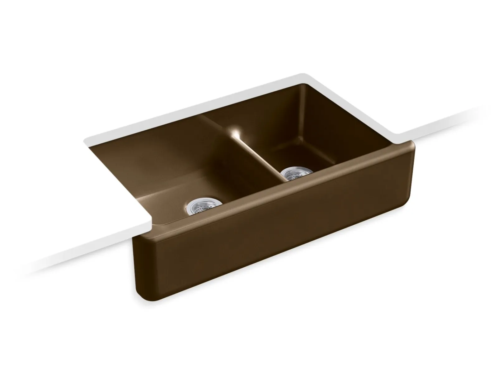 Smart Divide® 35-3/4" undermount double-bowl farmhouse kitchen sink^Kohler Outlet