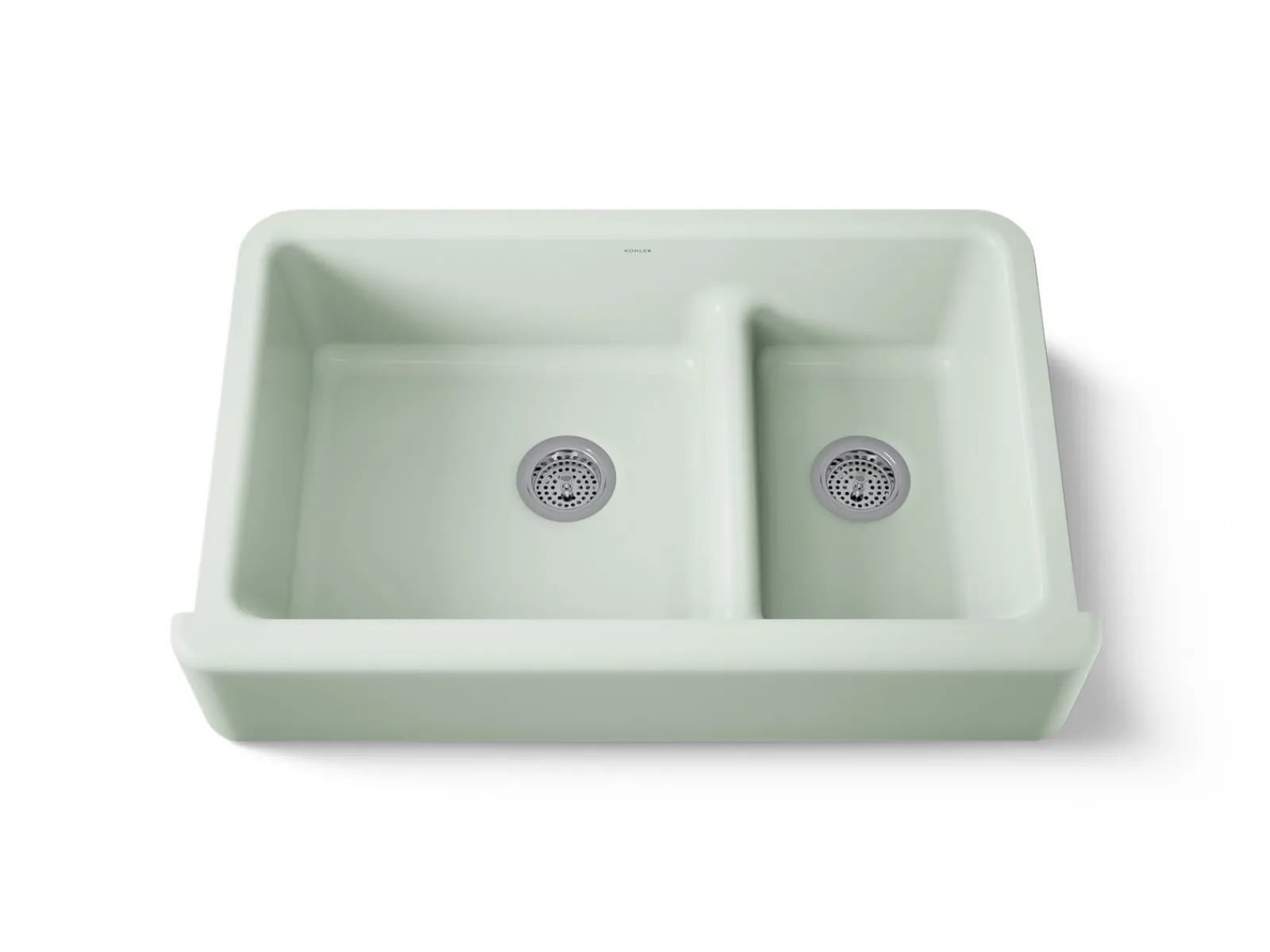 Smart Divide® 35-3/4" undermount double-bowl farmhouse kitchen sink^Kohler Outlet